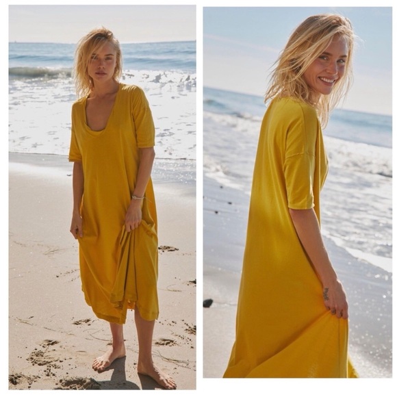 NWT Free People Carter T-Shirt Dress - Picture 4 of 4